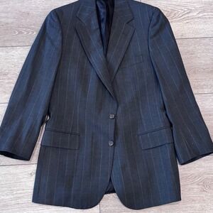 Polo University Club by Ralph Lauren Blazer Mens 38 Pinstripe Wool Suit Jacket